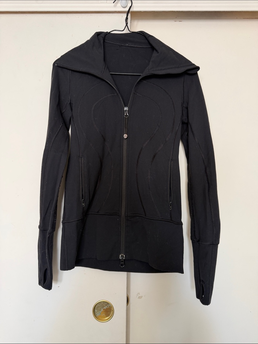 Lululemon Women’s Black Full‑Zip Athletic Jacket